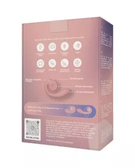 Gizi Snail Vibe - Rosa Dual Stimulator Vibrator