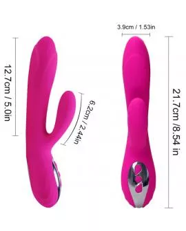 ARMONY - FLEXIBLER VIBRATOR & STIMULATOR MIT FUCHSIA-WÄRMEEFFEKT