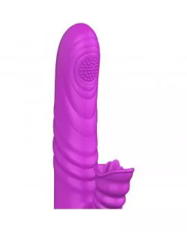 ARMONY - ANGELIA MULTIFUNKTIONSVIBRATOR MIT STIMULIERENDEM ZUNGENVIOLETTEN WÄRMEEFFEKT