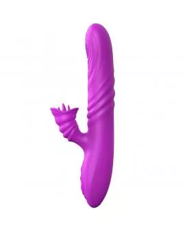 ARMONY - ANGELIA MULTIFUNKTIONSVIBRATOR MIT STIMULIERENDEM ZUNGENVIOLETTEN WÄRMEEFFEKT