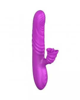 ARMONY - ANGELIA MULTIFUNKTIONSVIBRATOR MIT STIMULIERENDEM ZUNGENVIOLETTEN WÄRMEEFFEKT