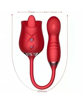 ARMONY - DELIGHT FLOWER VIBRATOR & BUMPING MIT ROTER ZUNGE
