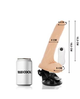 Basecock - Artikulierbarer Vibrator Fernbedienung 18,5 cm