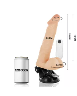 Basecock Artikulierbarer Vibrator mit Fernbedienung - 20 cm x 4,5 cm