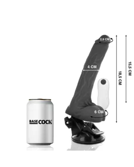 Basecock Artikulierbarer Vibrator mit Fernbedienung - Schwarz