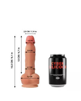 Cyber Silicock Ansel - Ultra Realistischer Silikondildo 15,5 cm