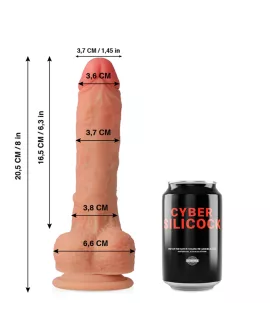 Cyber Silicock Connor - Ultra Realistischer Silikondildo 20,5 cm