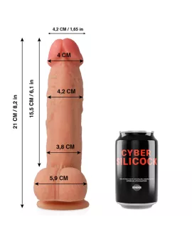 Cyber Silicock Saul - Realistischer Silikon Dildo 21 cm