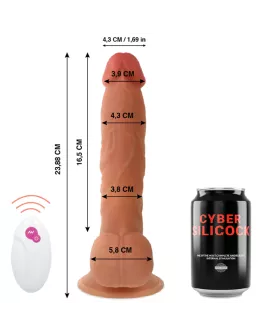Cyber Silicock Master Ben - Fernbedienbarer Dildo 23,88 cm