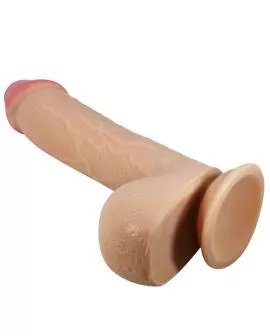 PRETTY LOVE - SLIDING SKIN SERIES REALISTISCHER DILDO MIT SLIDING SKIN SAUGNAPFLEISCH 23,4 CM