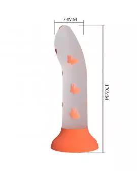 Pretty Love - Magischer Nacht-Dildo Leuchtend Orange