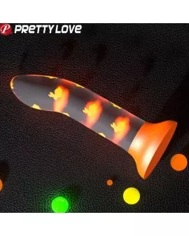 Pretty Love - Magischer Nacht-Dildo Leuchtend Orange