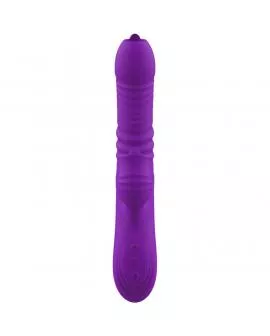 ARMONY - VOLLSTNDIGER G-PUNKT-KANINCHENVIBRATOR MIT STIMULIERENDEM ZUNGENVIOLETTEN WÄRMEEFFEKT