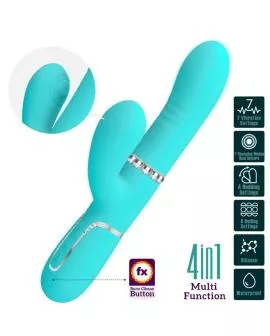 Pretty Love - Multifunktions-G-Spot-Vibrator Aqua Grün