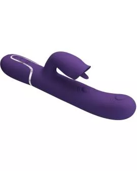 PRETTY LOVE - KANINCHENVIBRATOR MIT LILA LECKEN