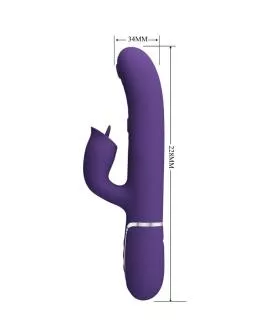 PRETTY LOVE - KANINCHENVIBRATOR MIT LILA LECKEN