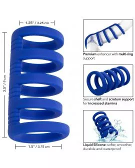 Calexotics Admiral Xtreme Cage Blau - Keuschheitskäfig