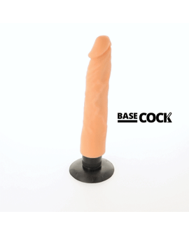 BASECOCK - REALISTISCHER VIBRATOR 2-1 NATÜRLICH 20 CM -O- 4 CM