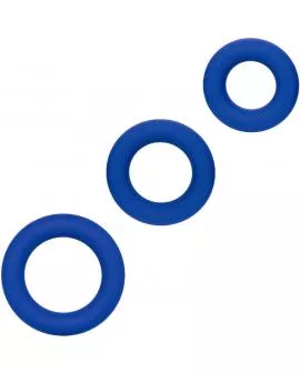 CALEXOTICS - ADMIRAL COCK RING SET BLAU