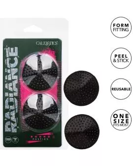 Calexotics Radiance - Runde Juwelen-Nippleabdeckungen
