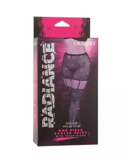 CALEXOTICS - Radiance Garter-Rock Oberschenkelhöhe Plus Größe
