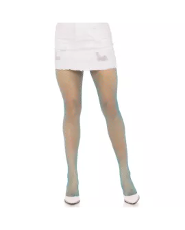 LEG AVENUE Lyra-Netzstrümpfe Blau - Erotik Netzstrümpfe