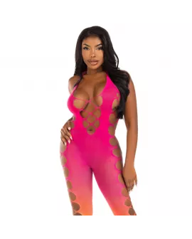 LEG AVENUE - ANKLE BODYSTOCKING SUNSET