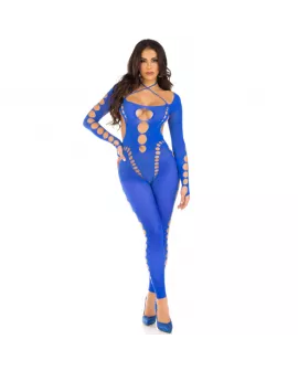 LEG AVENUE - RECKLESS ANKLE BODYSTOCKING KÖNIGLICH BLAU