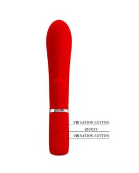 PRETTY LOVE - THOMAS MULTIFUNKTIONS-G-SPOT-VIBRATOR ROT