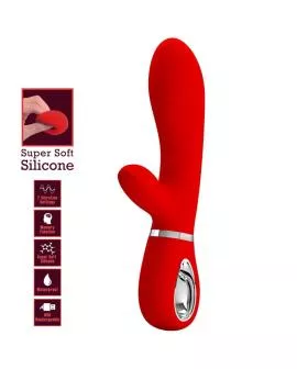 PRETTY LOVE - THOMAS MULTIFUNKTIONS-G-SPOT-VIBRATOR ROT