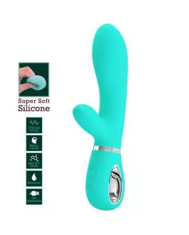 Pretty Love - Thomas Multifunktions-G-Punkt-Vibrator Aqua Green