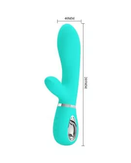 Pretty Love - Thomas Multifunktions-G-Punkt-Vibrator Aqua Green