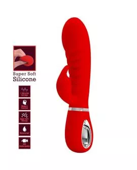 Pretty Love Prescott Multifunktions-G-Punkt-Vibrator Rot