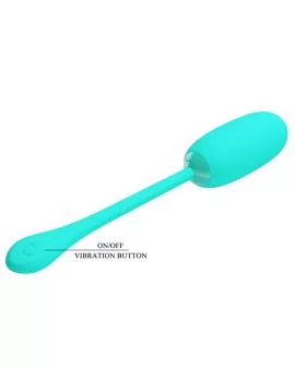 Pretty Love Julius - Wasserdichtes Vibrations-Ei Aqua Green