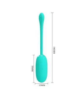 Pretty Love Julius - Wasserdichtes Vibrations-Ei Aqua Green