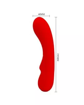 PRETTY LOVE - PRESCOTT WIEDERAUFLADBARER VIBRATOR ROT