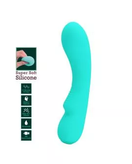 PRETTY LOVE - PRESCOTT WIEDERAUFLADBARER VIBRATOR AQUA GREEN