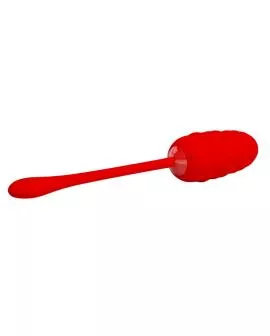 Pretty Love - Vibrierendes Ei mit Roter Meerestextur