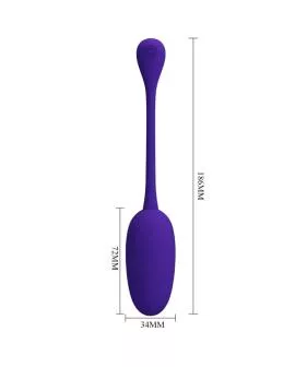 Pretty Love Knucker Purple - Wiederaufladbares Vibrations-Ei