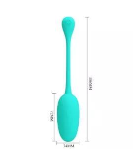 Pretty Love Knucker Water Green - Wiederaufladbares Vibrations-Ei