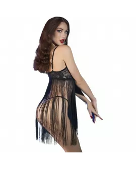 Chilirose CR 4496 - Erotisches Babydoll Schwarz