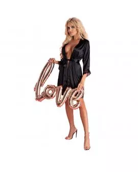 LIVCO CORSETTI FASHION - ARILADYEN LC 90568 KLEID + HÖSCHE SCHWARZ