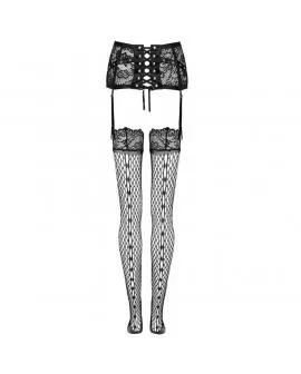 LIVCO CORSETTI FASHION - STRUMPFGÜRTEL + STRÜMPFE SCHWARZ