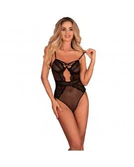 Livco Corsetti Fashion Finasan LC 90632 - Schwarzer Erotikbody