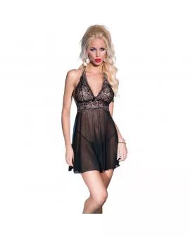 CHILIROSE - CR 4145 BABYDOLL SCHWARZ 