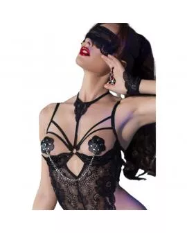 CHILIROSE - CR 4675 NIPPELABDECKUNGEN SCHWARZ