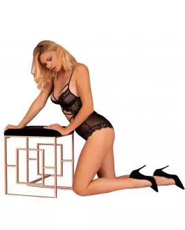 Livco Corsetti Kylssiam LC 90613 - Schwarzer Erotik-Body