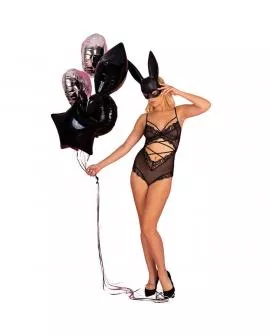 Livco Corsetti Kylssiam LC 90613 - Schwarzer Erotik-Body