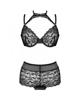 LIVCO CORSETTI FASHION - LINERA FÜR DIE SENSES-KOLLEKTION BH + PANTY SCHWARZ