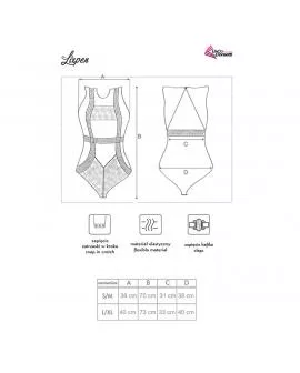 LIVCO CORSETTI FASHION - LIXPEN LC 90612 KÖRPER SCHWARZ